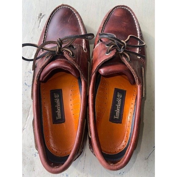 Timberland Brown Classic 2 Eye Boat Shoes Mn’s Sz 9M main image 7